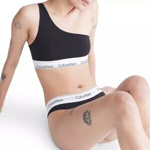 Calvin Klein black one shoulder set BNWT